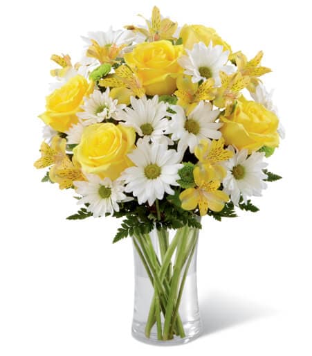 The Sunny Sentiments Bouquet anniversary flowers