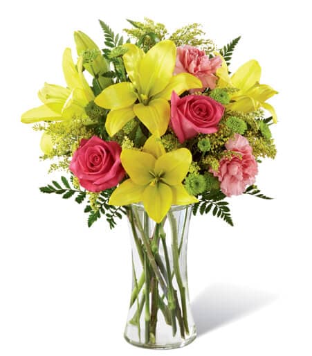 The Bright & Beautiful Bouquet anniversary flowers